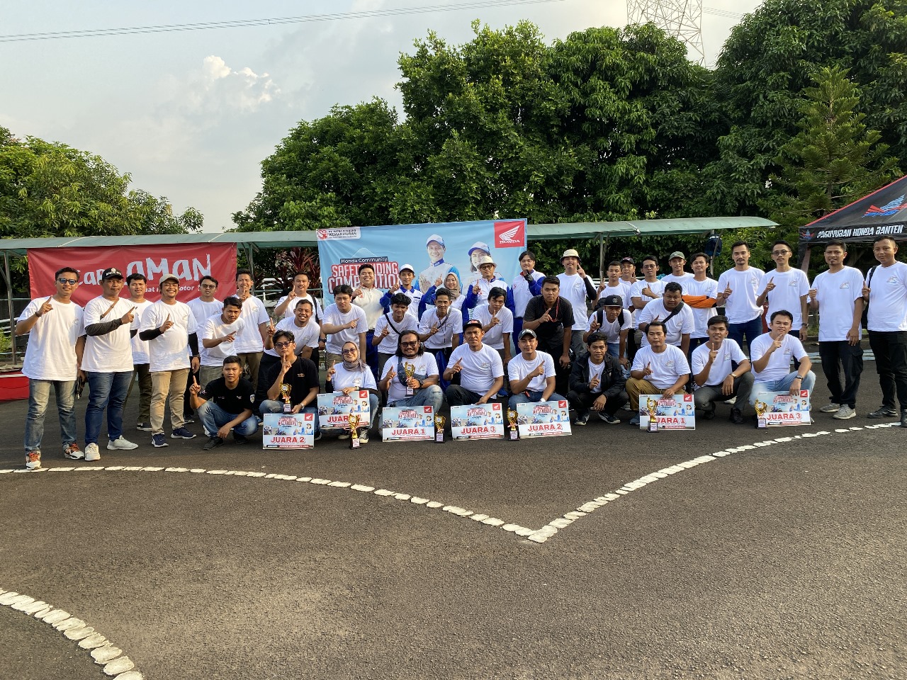 Kompetisi Safety Riding Regional Rampung, Honda Banten Siap Kirimkan Perwakilannya diajang National Safety Riding Competition 2024